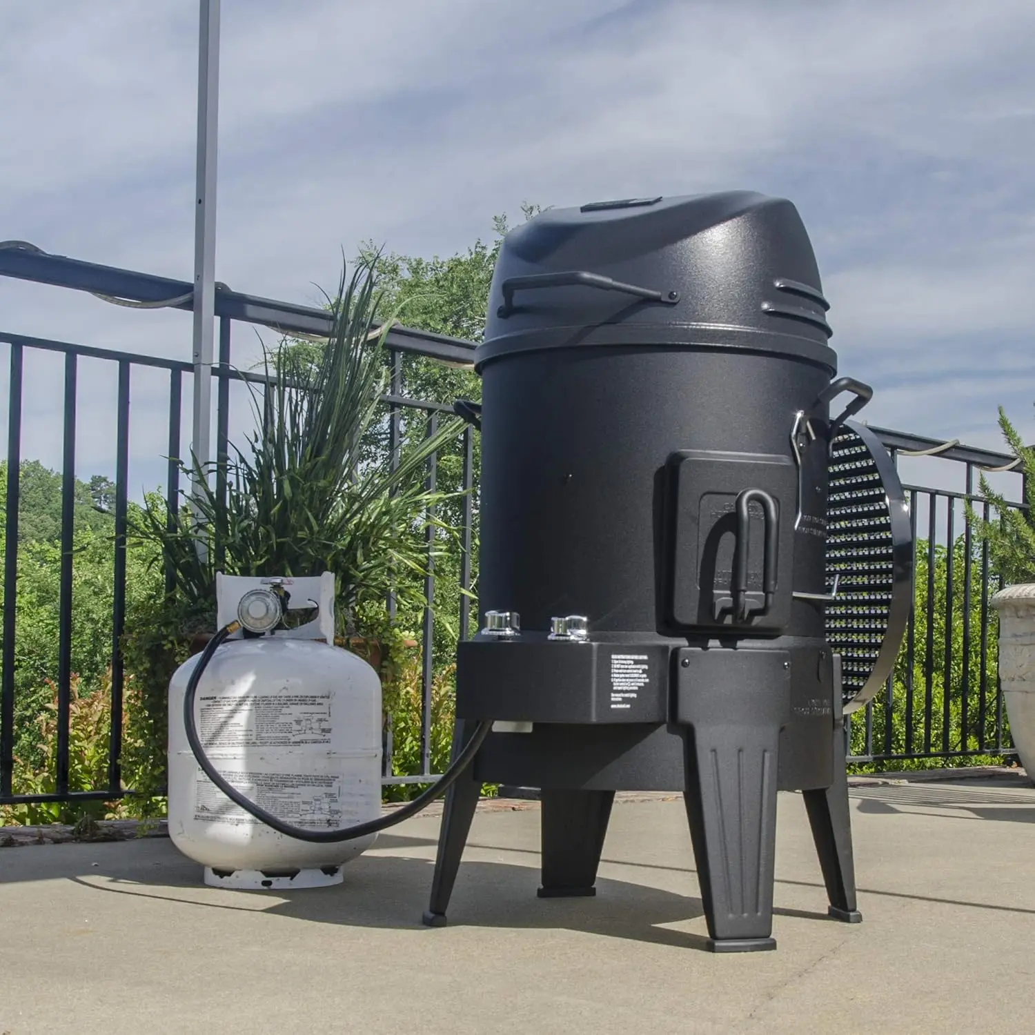 Smoker, Roaster & Gas Grill, Black - 14101550 6