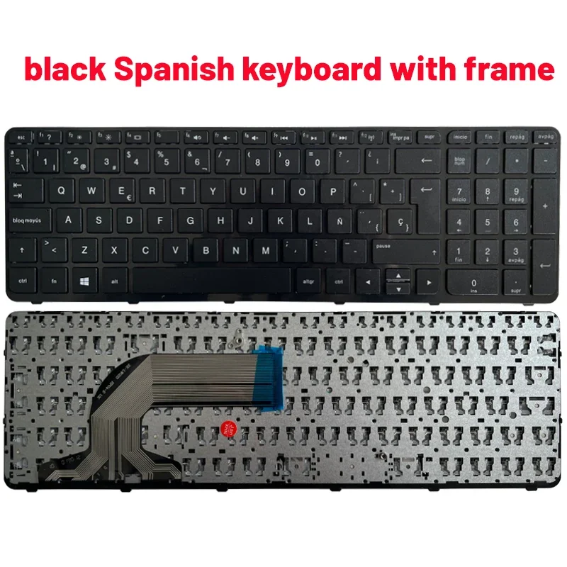 Teclado Portátil para Pavilhão hp 15-n 15-e 15e 15n 15-a 15-a000 15t 15t-n 15n000 N100 N200 15-e000 E100 - Imagem 3