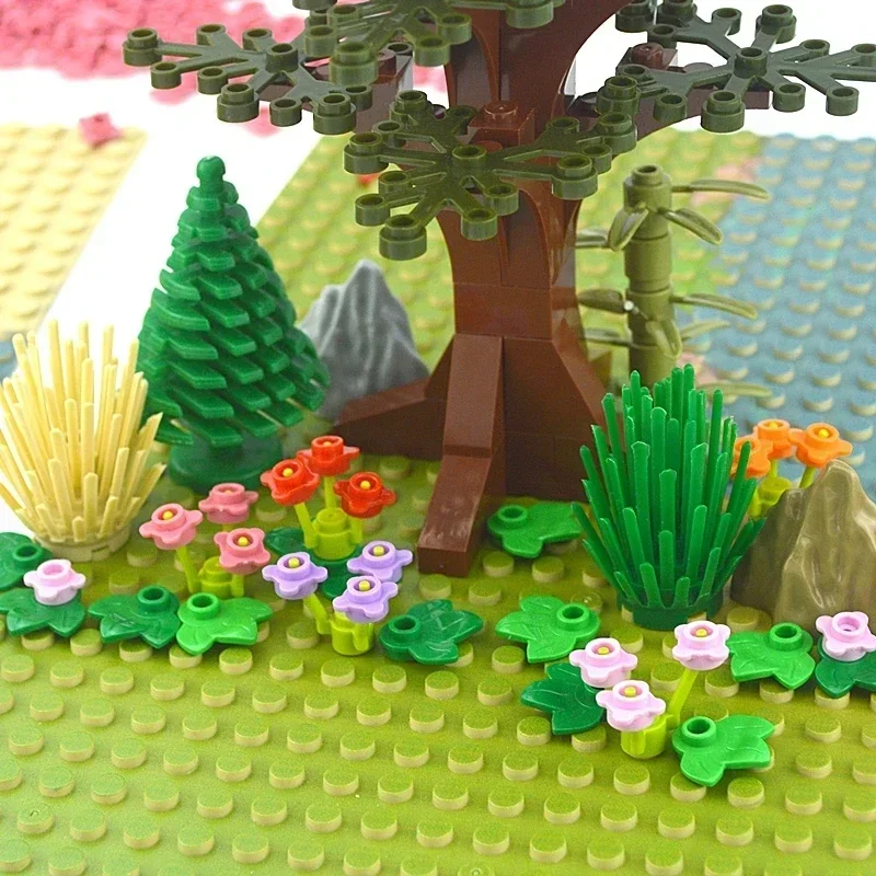 Plant Accessories Brick Set: Greenery for Military and City Buildings