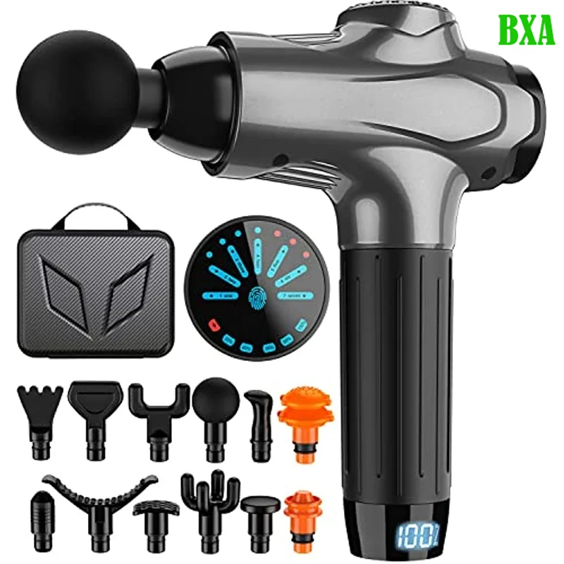 Handheld Muscle Massage Gun Electric Deep Tissue Percussion Massage Gun for Pain Relief Portable Quite Massager Fitness Slimming new design portable car truck rv 12v mini refrigerator with dc compressor 30l 18 low consumption outdoor using quite