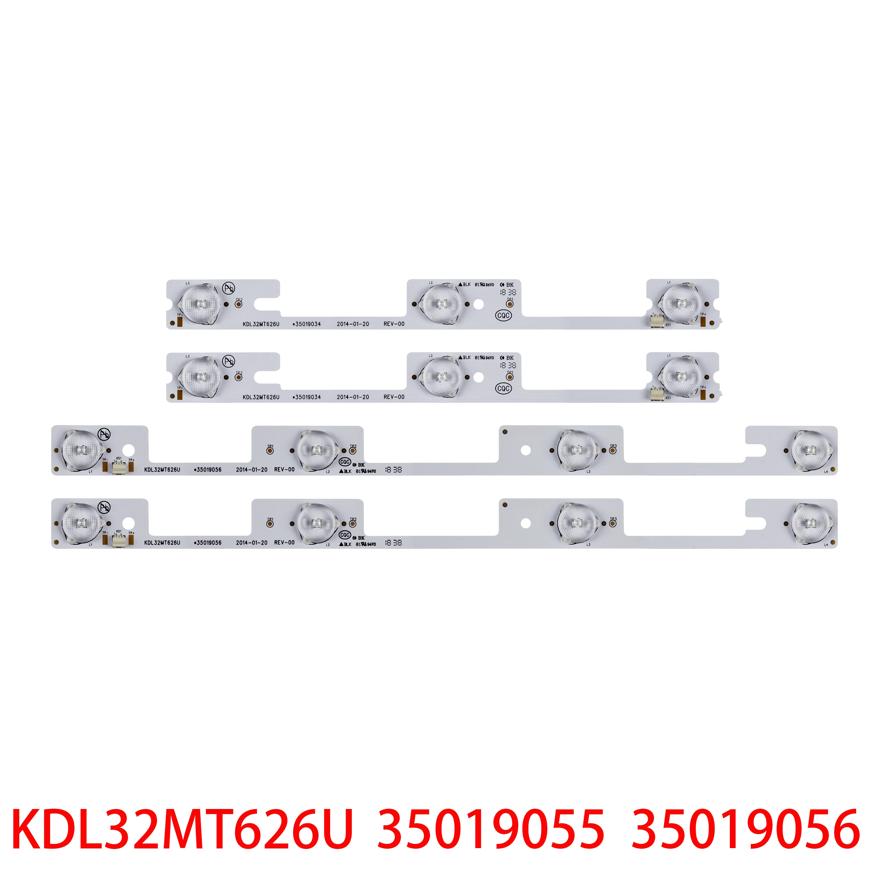 

New kit 4PCS/set LED Backlight strip(6V) for Konka 32L2400 KDL32MT626U 35019055 35019056 Dl3244 Dl3245 Dl3253 Dl3245i
