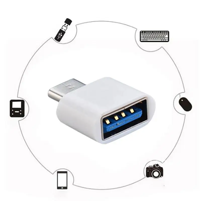 소형 OTG 케이블 USB OTG 어댑터, 마이크로 USB 2.0-USB 변환기, 태블릿 PC, 안드로이드용, 1 개