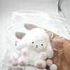 Mochi Taba Squishy New Cute Handmade Silicone Plush Funny Curly Dog Irritability Fidgeting Toys Stress Relief Soft Kawaii Gifts 3
