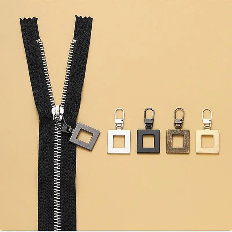 5pcs Metal Zipper Universal Instant Zipper Repair Kit Pull Replacement Zip Slider For Clothing Jacket Diy Craft Sewing Zip Head zipper repair kit zipper pullers zipper sliders zipper heads