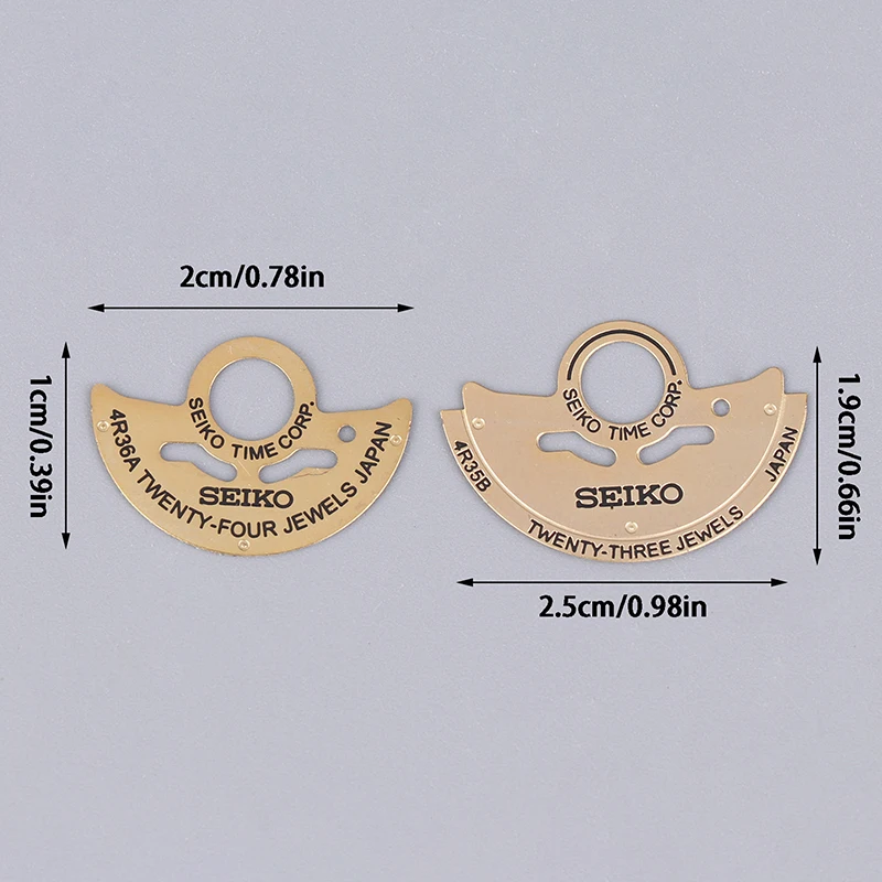 NH35 Movement Watch Movement Parts NH35 To 4R35B Rotor To 4R36A Automatic Hammer Patch Metal Sheet Lettering Rotor watch movement parts