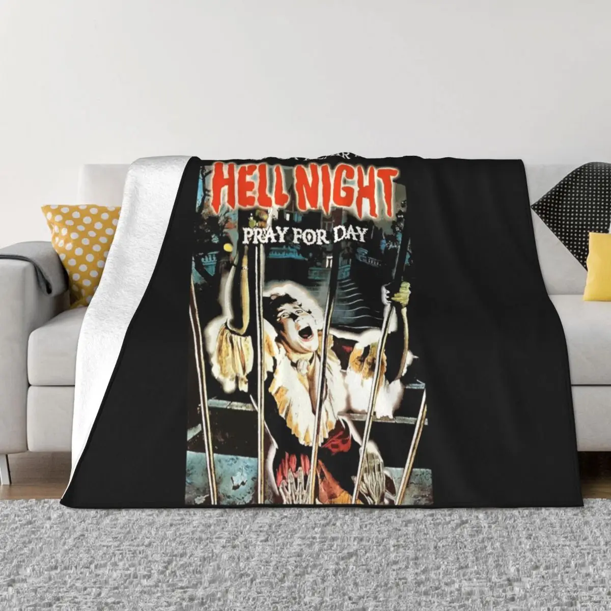 

Hell Night Throw Blanket Beautiful Blankets Bed Fashionable Blanket