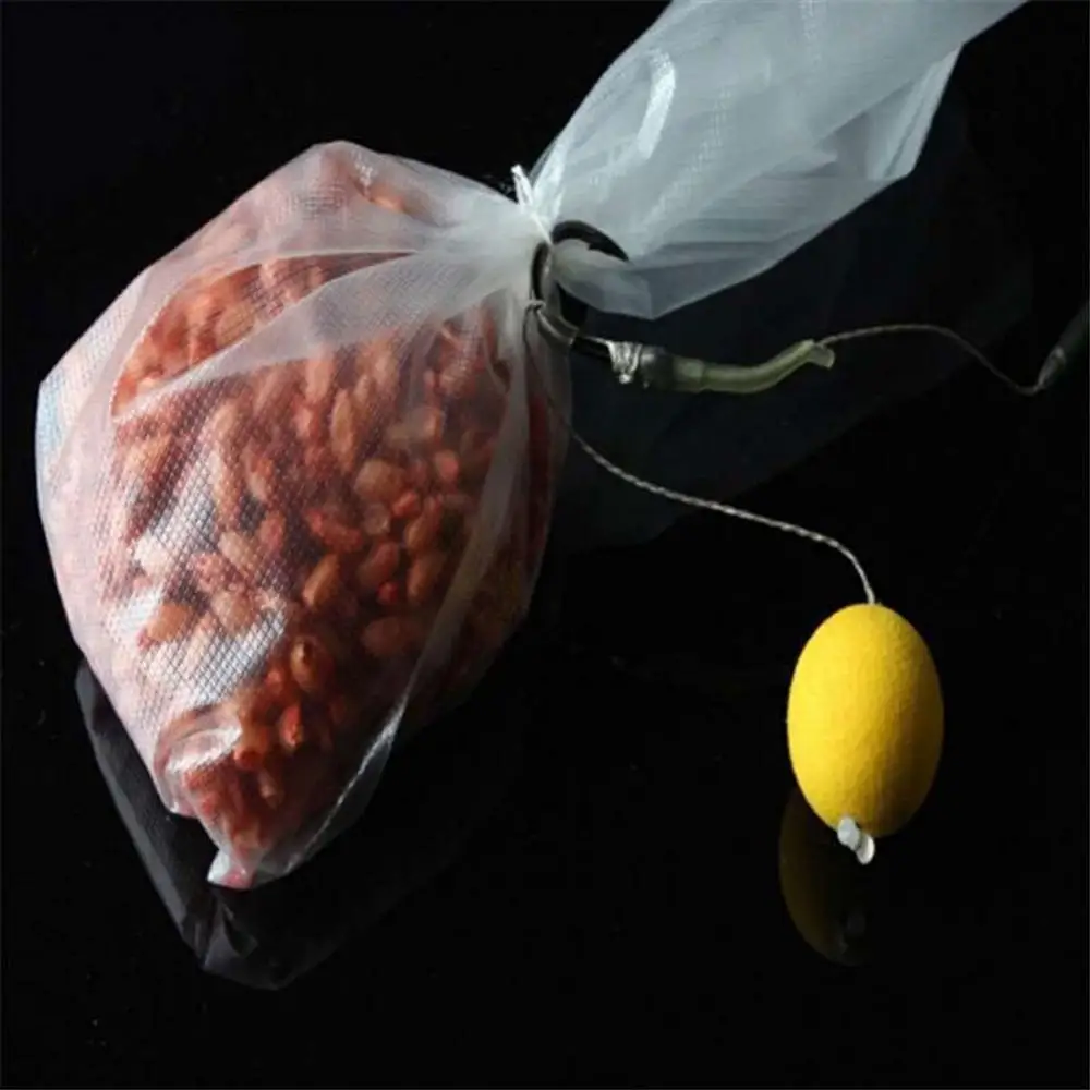 Carp Fishing PVA Bags fishing pva bags 50Pcs Outdoor Mesh Water Soluble