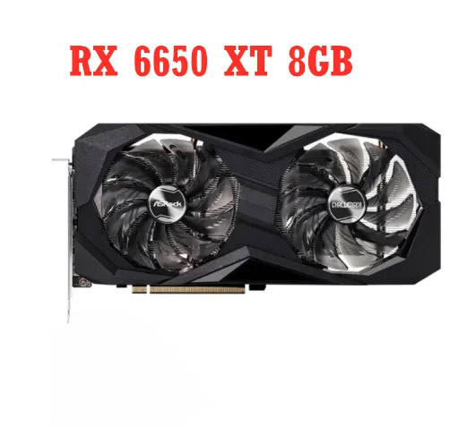 

ASRock AMD Radeon RX 6650 XT Challenger D 8 Гб OC пластина для видео RX 6650XT GDDR6 128 бит видеокарты GPU графическая карта для настольного ПК