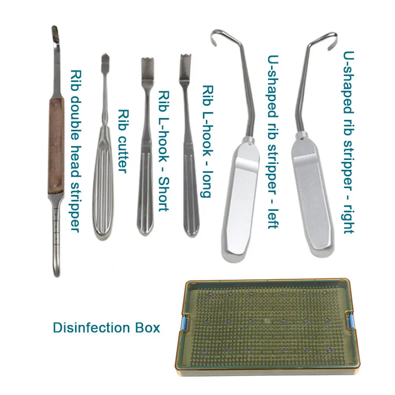 

Orthopedic Pull Hook U-type Stripper Double Head Stripper Disinfection Tray Box Orthopedic Instrument
