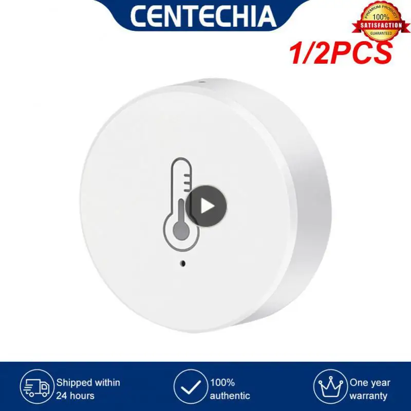 

1/2PCS Tuya Real Time Temperature And Humidity Sensor Work With Alexa Home Smart Home Smart Life/Tuya Smart App