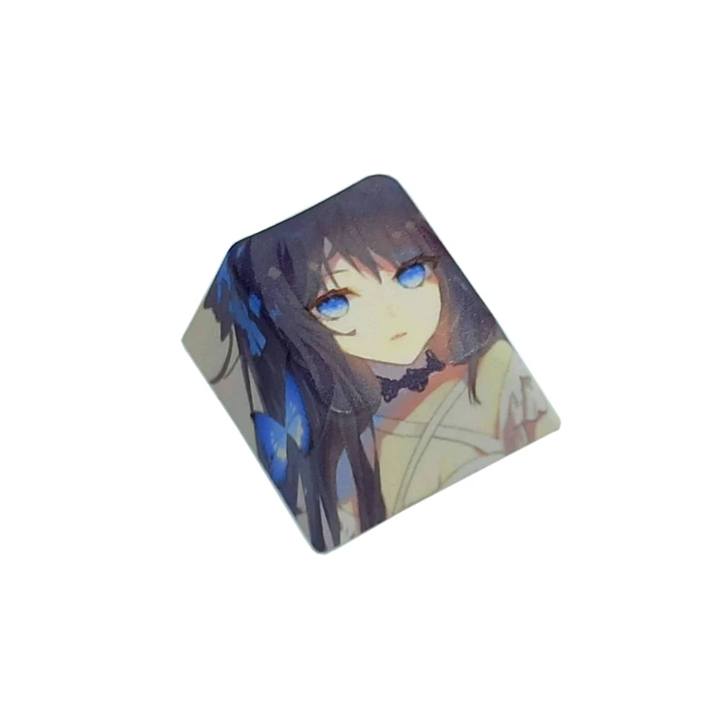 

1PC Keycap PBT Dye Sublimation Cherry Profile Keycaps R4 Height Anime Avatar Keycap for MX Switch Mechanical Keyboard