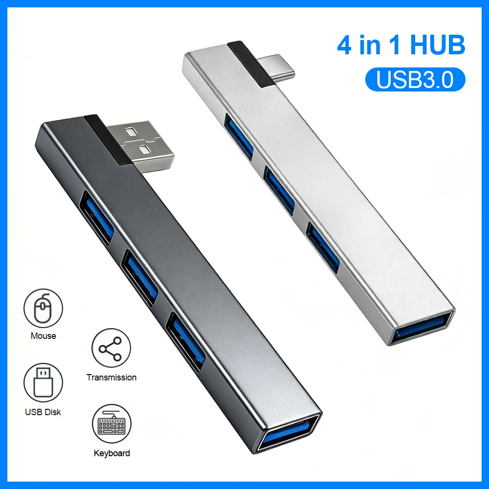 รูปสินค้า USB-C 4 พอร์ต ตัวเชื่อมต่ออุปกรณ์ครบจบในตัว