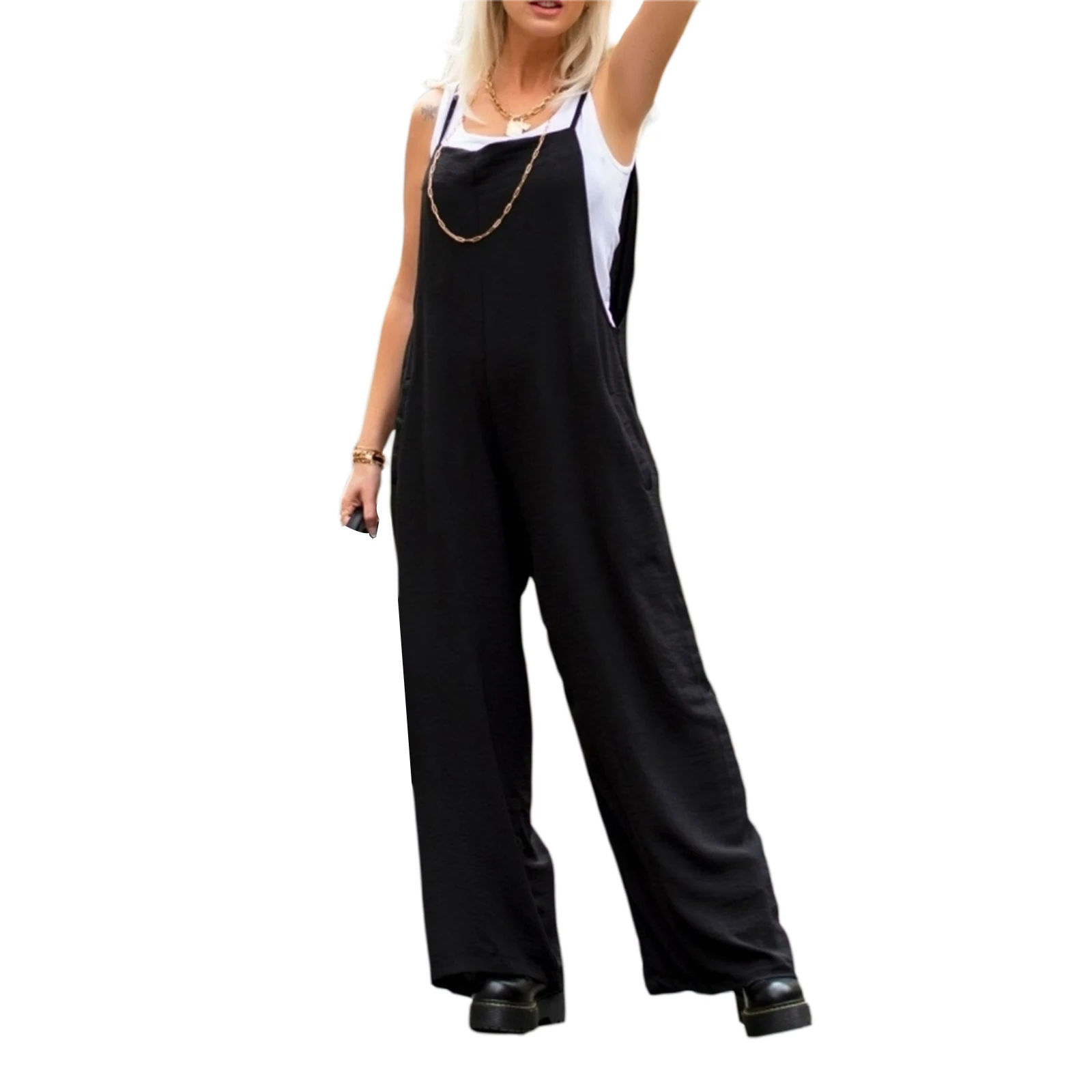 Gihuo Women's Baggy Loose Wide Leg Jumpsuits India | Ubuy