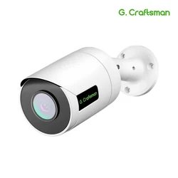 G.Craftsman POE IP Camera Audio 5MP 4K SONY Surveillance Security CCTV Video Waterproof IR Night Vision Hikvision Compatibility