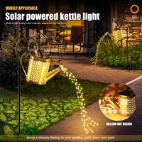 Solar-powered Watering Can With Lights, Solar Garden Light Kettle Outdoor Decor Waterproof For Patio Tent Lawn Christmas Decor 1