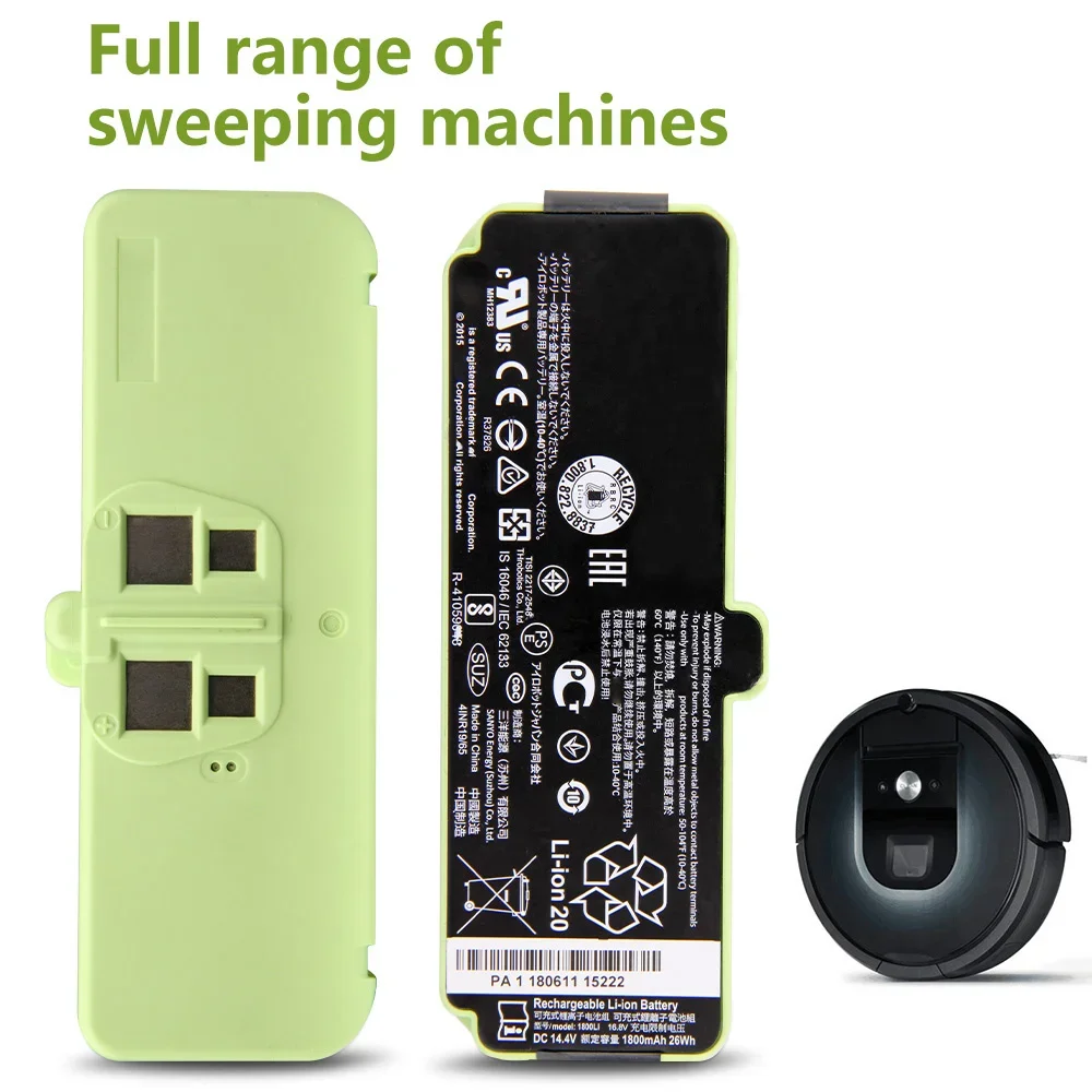

Сменный аккумулятор 2130LI 2130 мАч для пылесоса iRobot Roomba R3 серии 700 870 533 600 785 500 530 560