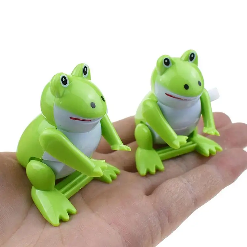 

1Pc Cute Jumping Frog Action Figures Classic Wind Up Clockwork Toy Children's Vintage Toy Boys Girls Education Toy Gift For Kids