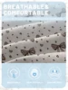 1 Simple modern Geometry printed matte Fitted Sheet, bedroom printed bed cover, bedding (excluding pillowcases) 5