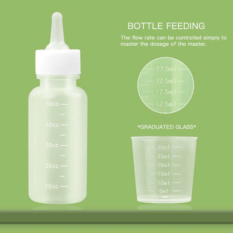 Pet Newborn Feeding Bottle Nipple Syringes kitty Pussy Puppy Nursing Feeder Set Silicone Bionic Pacifier Dropship 4