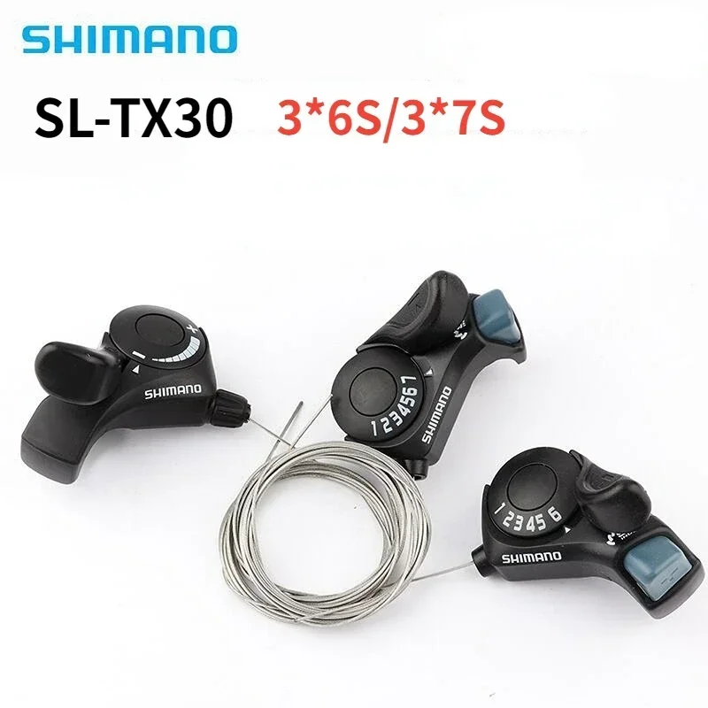 Shimano Tourney SL TX30 Mountain bike Trigger Shifters 6/7s 18/21s Speed Shift Levers bicycle shifter Derailleur Compatible bicycle shift lever