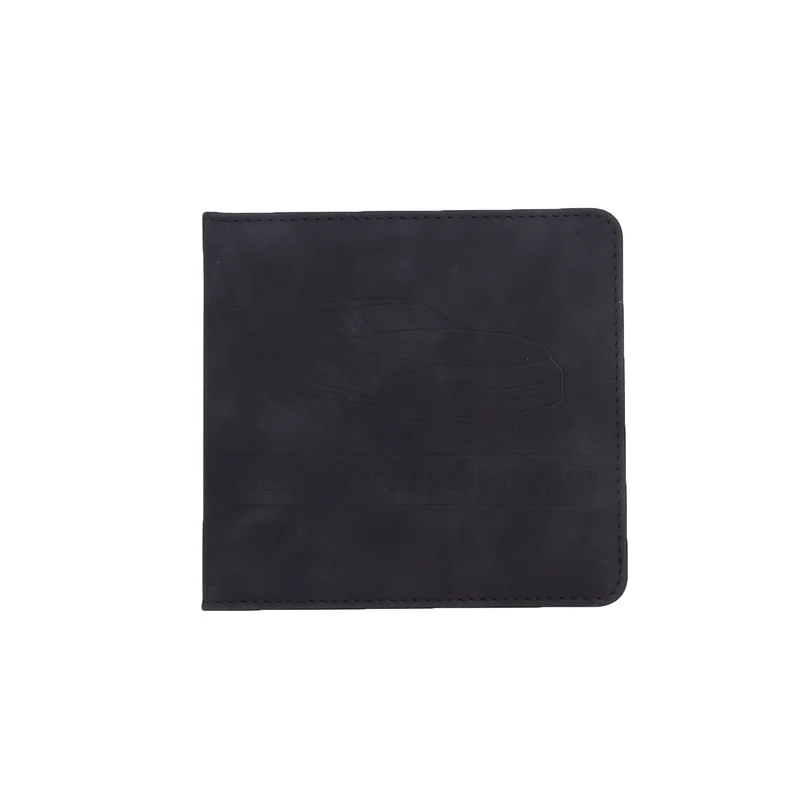 Car Registration Driver's License and Insurance Card Holder - Leather Vehicle Glove Box Automobile Documents Paperwork Organizer