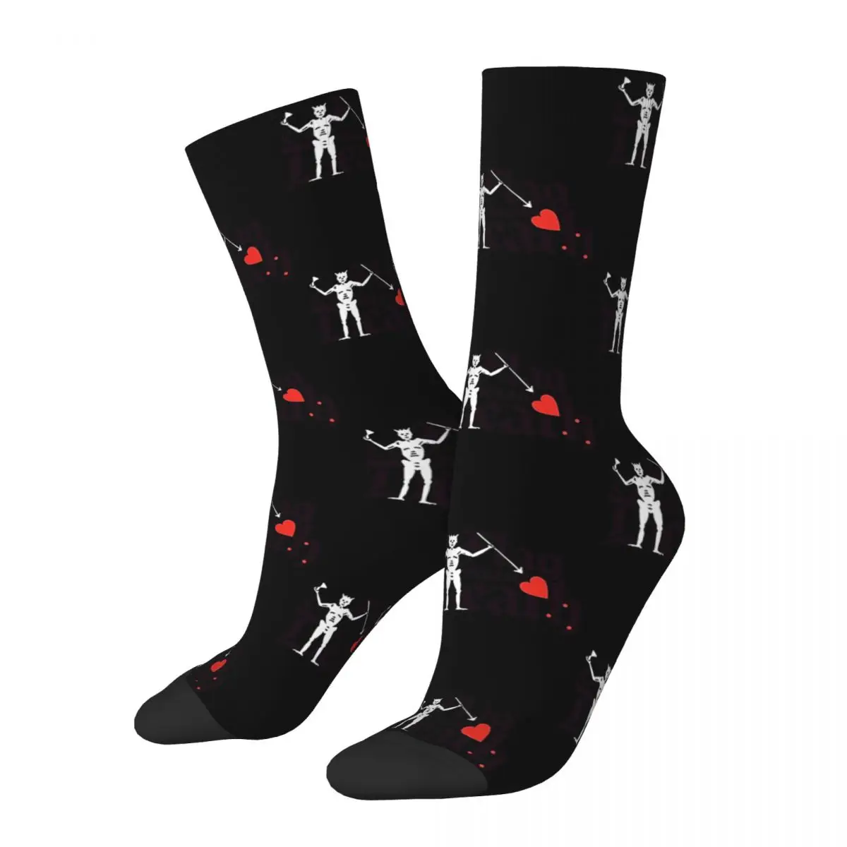 

Our Flag Means Death Blackbeard Socks Harajuku Absorbing Stockings All Season Long Socks Accessories for Man's Woman's Gifts