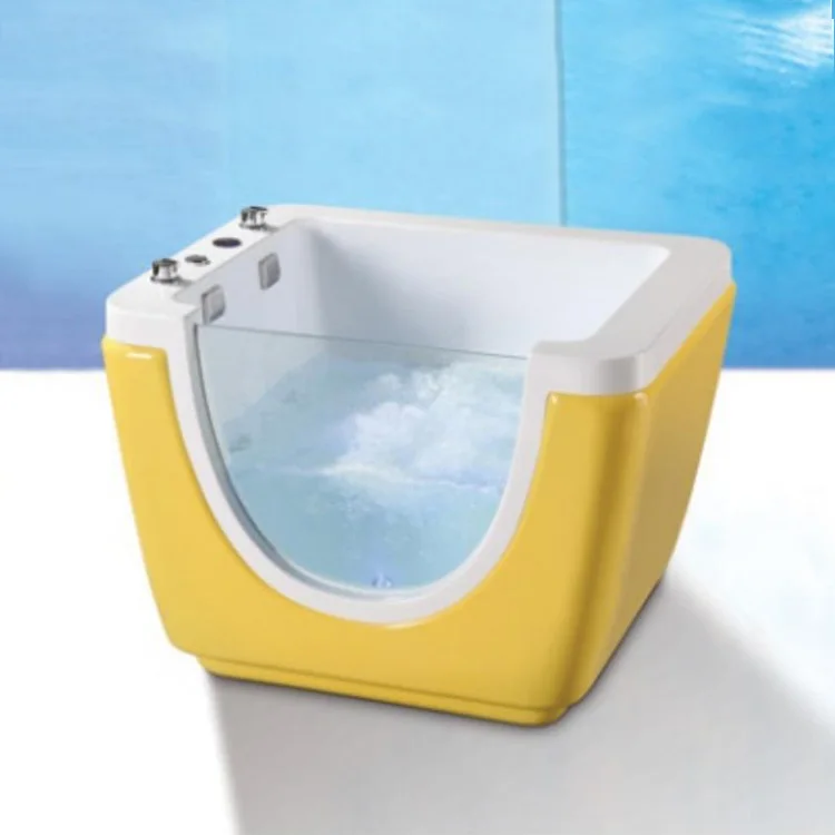 

Acrylic Children Spa Small Hydrotherapy Bath Tub Baby Bathtub With Hydro Massage For Kids