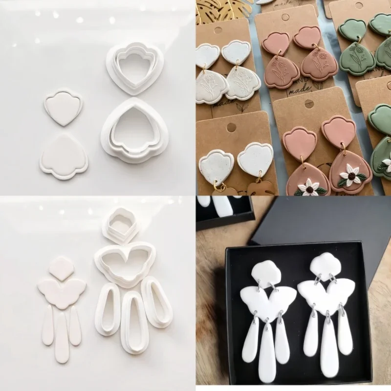 Polymer Clay Cutter Polymer Clay Tool Diy Earring Pendant Jewelry Molding Cutting Mold Ceramic Tool