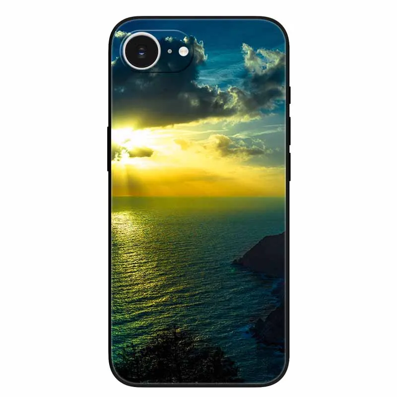 Sleek Black Silicone Phone Cover with TPU Bumpers – Soft Back Protection Case