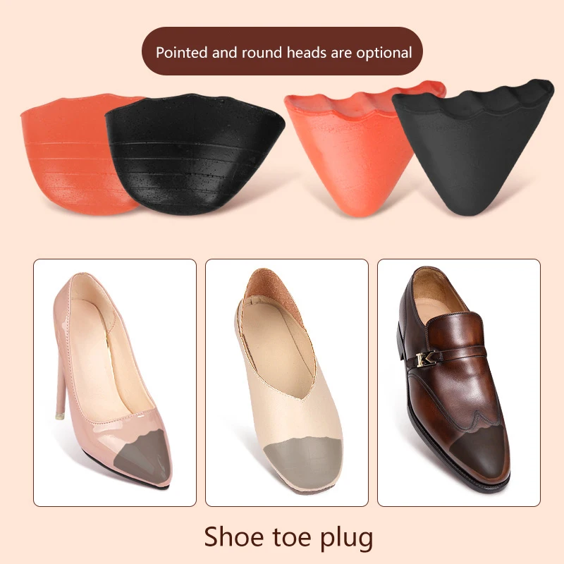 PU Foam Toe Plug Soft Half Insoles Reusable Toe Sponge Filler Insert For Shoes Adjustable Too Big Foot Brace Pads Unisex Inserts shoe insoles forefoot pads toe pads forefoot cushion