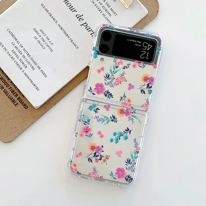 Korean Flower Shockproof Phone Case - Stylish Protective Cover