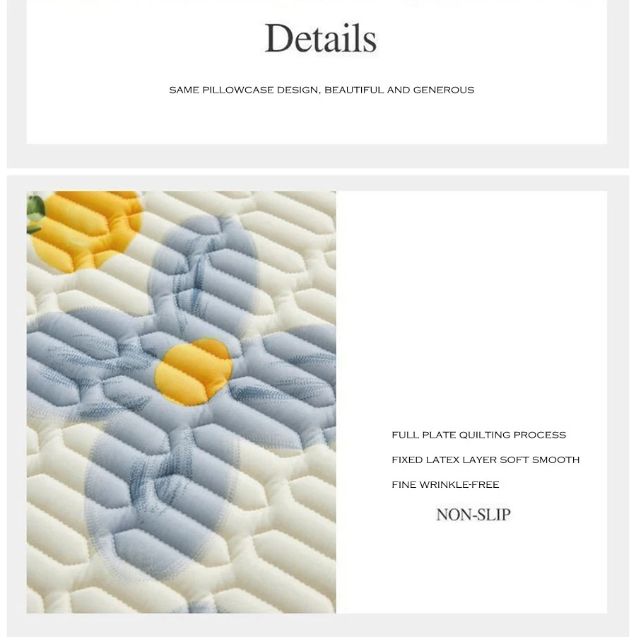 Summer latex mattress cover