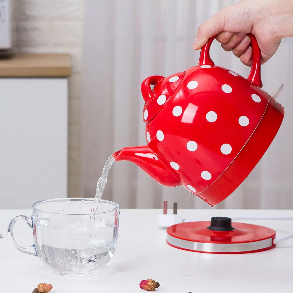 1LCeramicsElectricKettleAutoShutoffStainlessSteelFastboiling