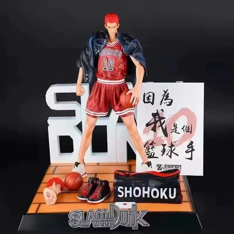 

Slam Dunk Master Sakuragi Hanamichi качественная версия ручная работа GK статуя сцена большой дисплей подарок на день рождения Модель