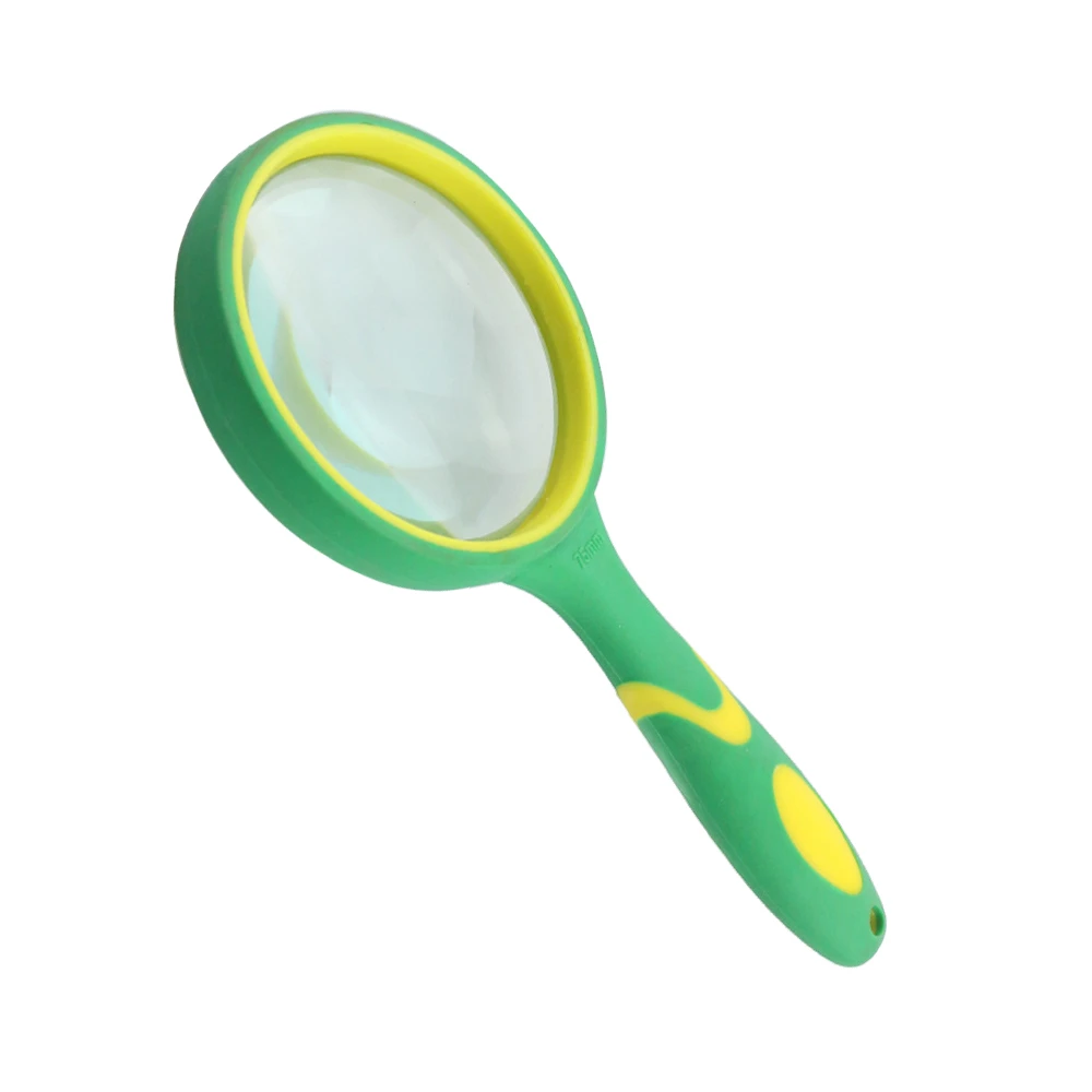 Lupa De 10 Aumentos Con Lente De 75mm - Mango De Goma Antideslizante, Ideal Para Lectura, Coleccionistas Y Aficionados