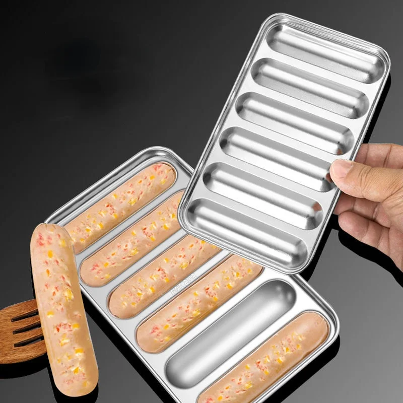 

304 стандартная ветчистая колбаса из нержавеющей стали, можно приготовить на пару, форма для приготовления пирожных и колбасок