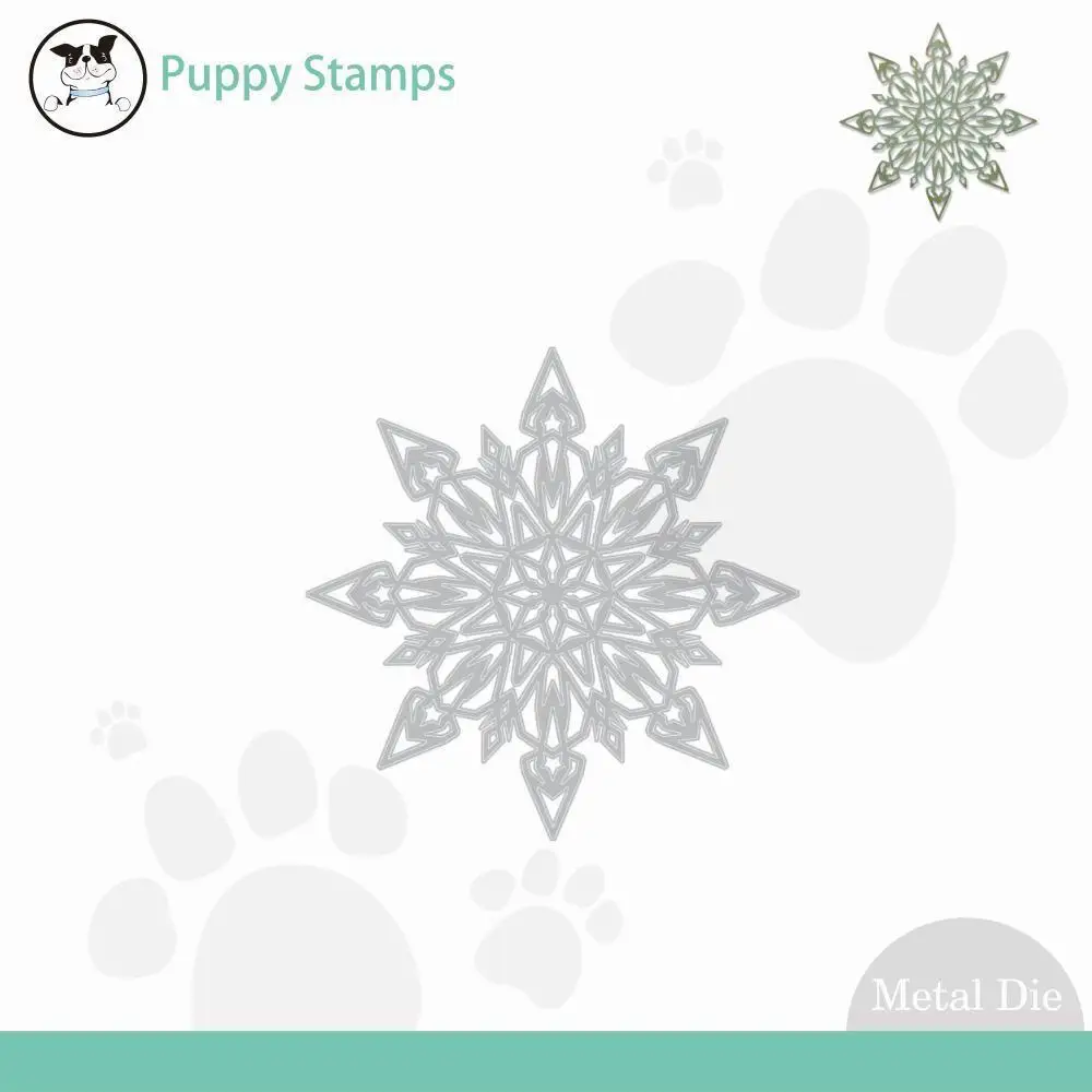 

Snowflake Metal Cutting Dies for Decorating Scrapbook Diy Paper Greeting Card Album Embossing Craft Die 2024 Winter New