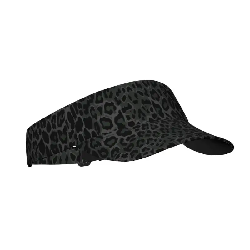 Sports Sun Visor With Leopard Print For Running Tennis And Golf_voghion.com