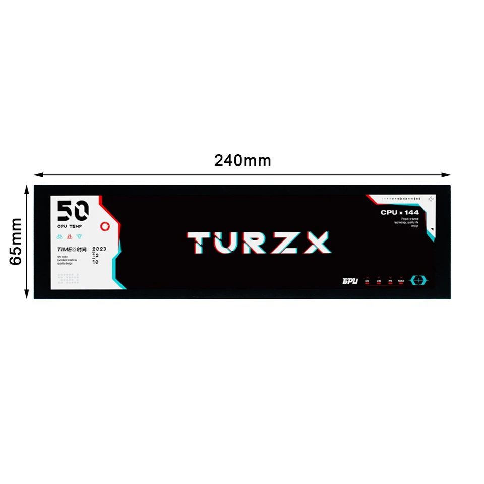 8.8 Inch IPS Type-C USB Secondary Monitor Display