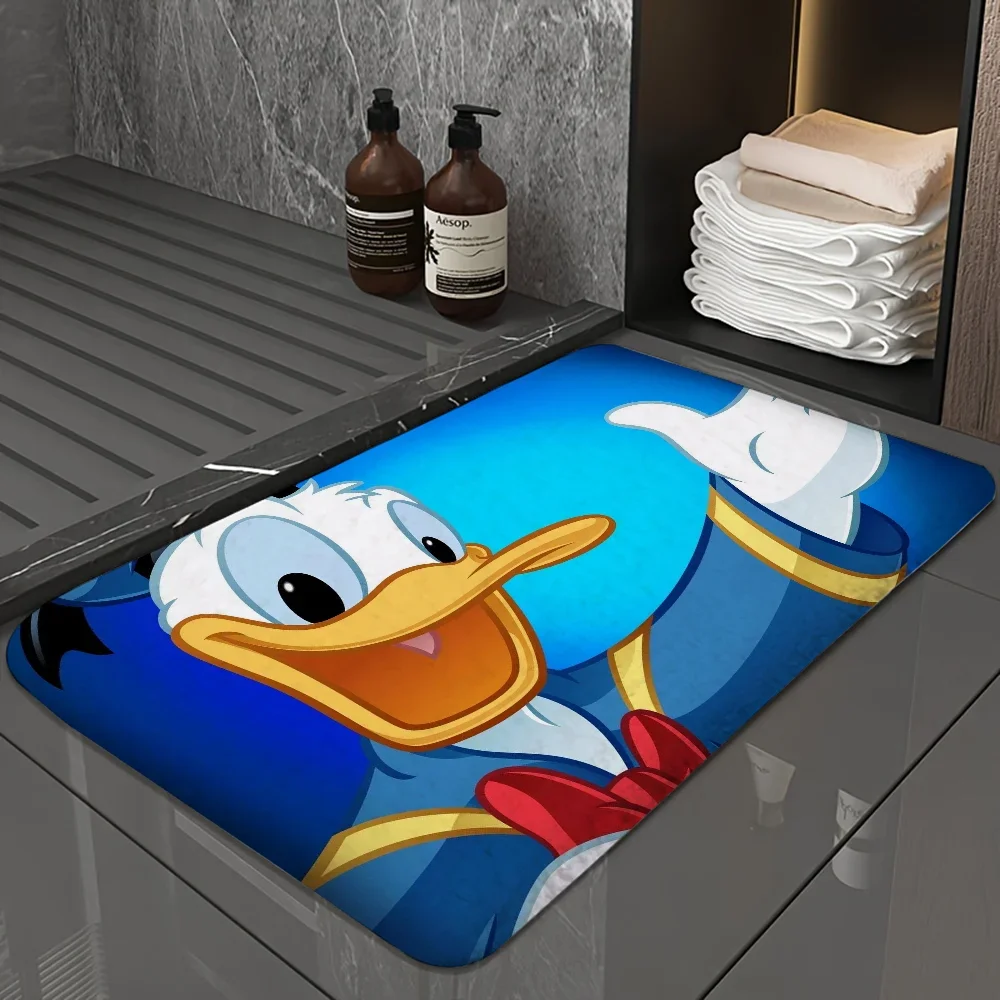 1pc D-Disney-D-donald Duck Floor Mat Doormats Carpet Foot Mat Bathroom Absorbent Mats Anti-Slip Mats Decor 3