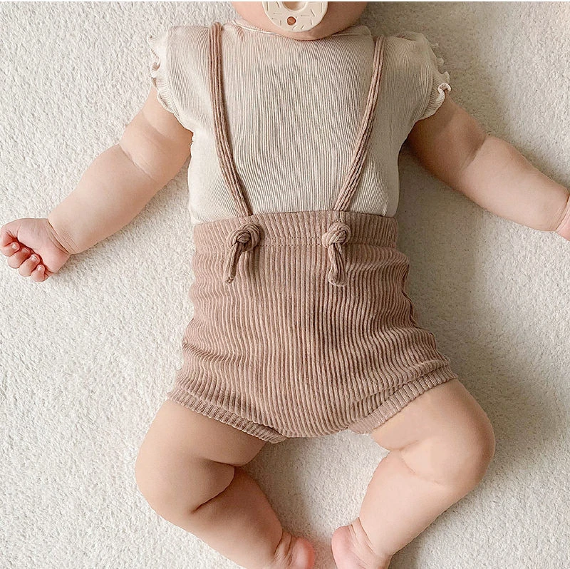Ma&Baby 0-24M Cute Newborn Infant Baby Boy Girl Rompers Knitted Overall Jumpsuit Summer Costumes Clothing D35 bulk baby bodysuits	