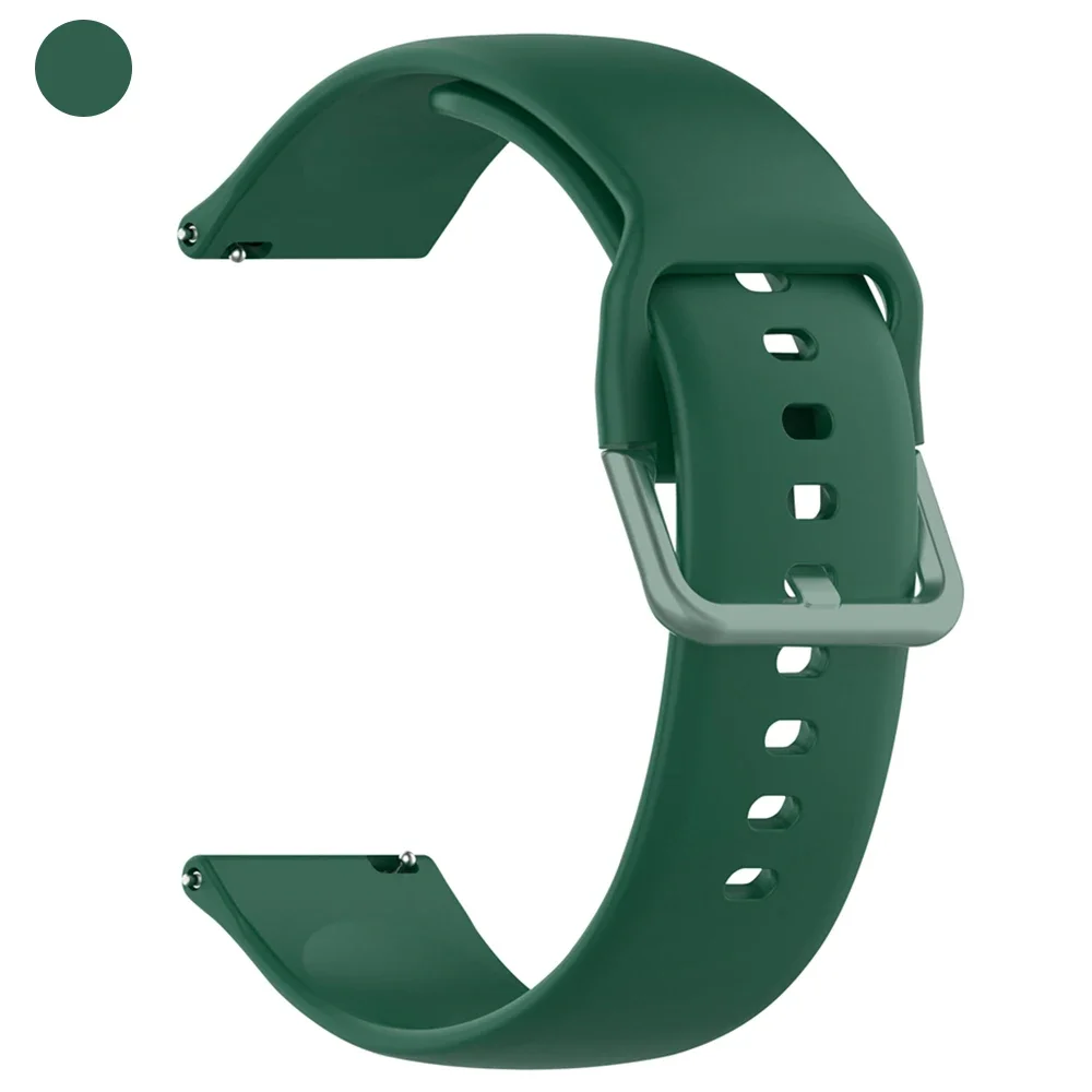 Enhanced Silicone Sports Watch Band – Premium Quality, 20mm/22mm, Multiple Fits