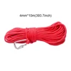 4mm Diameter Fishing Braided Line Rope Portable Multi-functional Outdoor Waterproof Safety Lock Ropes Cord 4mmx20m 3