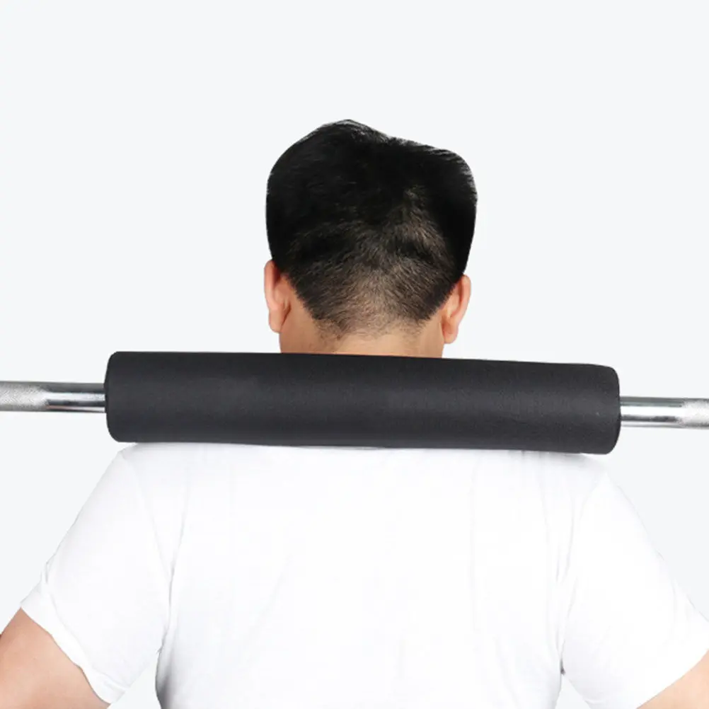 1Pcs 바벨 패드 스쿼트 어깨 목 지지 쿠션은 후방 압력을 줄여 충격을 흡수합니다. 쉽게 부착하고 제거할 수 있습니다. 체육관 가방 친화적입니다.