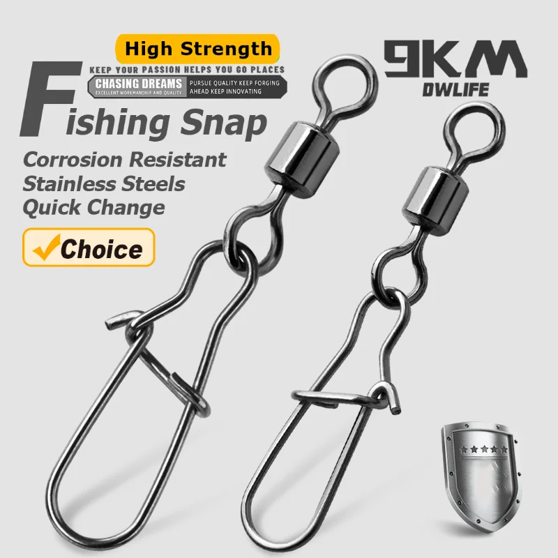 Stainless Duo-Lock Snap Swivels 1