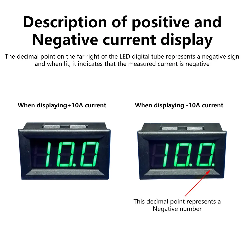 Carro Solar Battery Monitor Voltímetro Amperímetro Carga Descarga Corrente Hall Sensor dc 120v 400a 200a 100a 50a 120v - Image 4