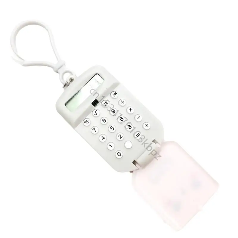 학생 비즈니스 임원 XX9A를위한 경량 계산기 귀여운 계산기 키 체인