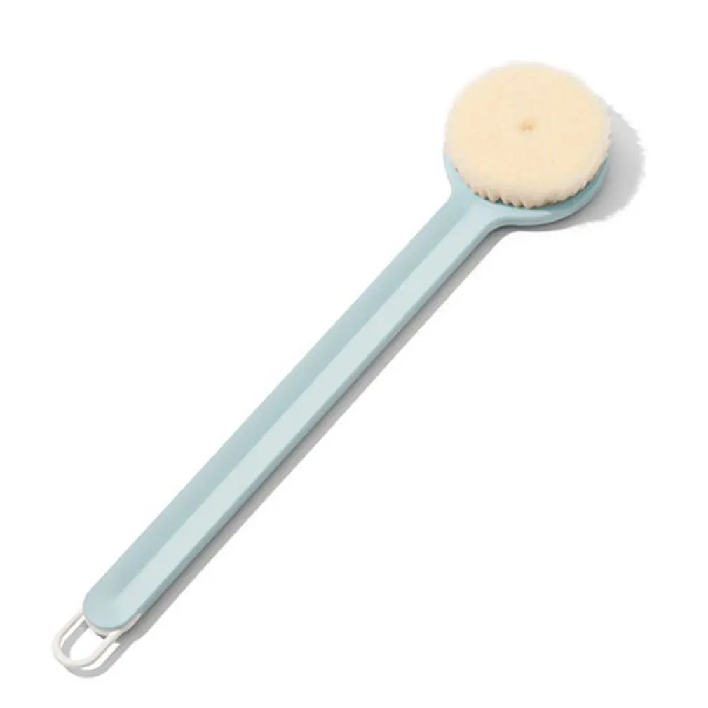 

Мягкая щетка для чистки волос может использоваться с обеих сторон, чистящая щетка для тела с шариком для ванны