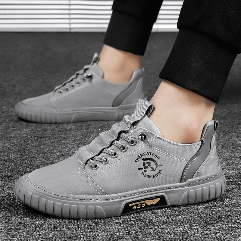 

Men's Canvas Shoes Men Shoes Sneakers Trend Casual Shoe Breathable Leisure Male Sneakers Non-slip Footwear Men Vulcanized Shoes