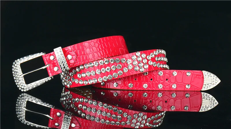 rhinestone belt y2k